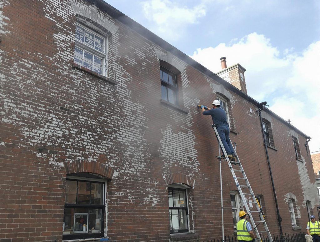 brick and stone cleaning