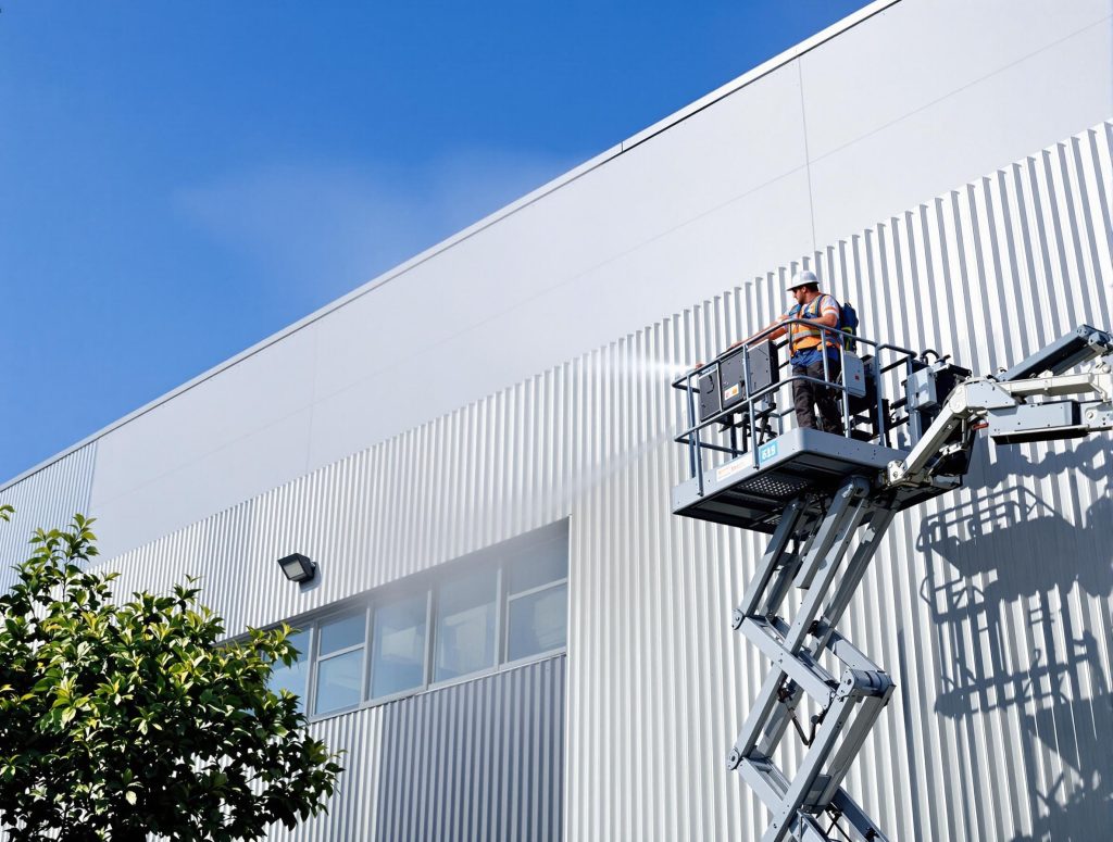 cladding cleaning fin
