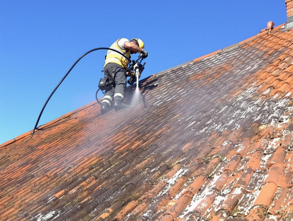 roof cleaning fin
