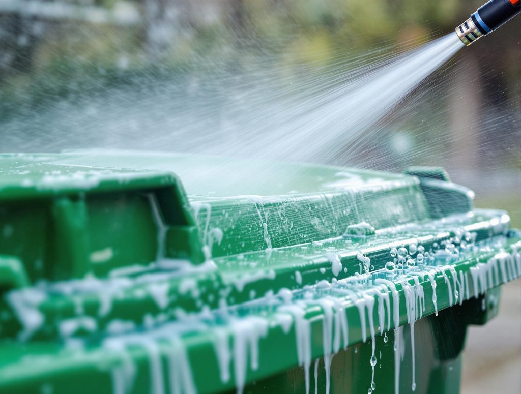 wheelie bin cleaning