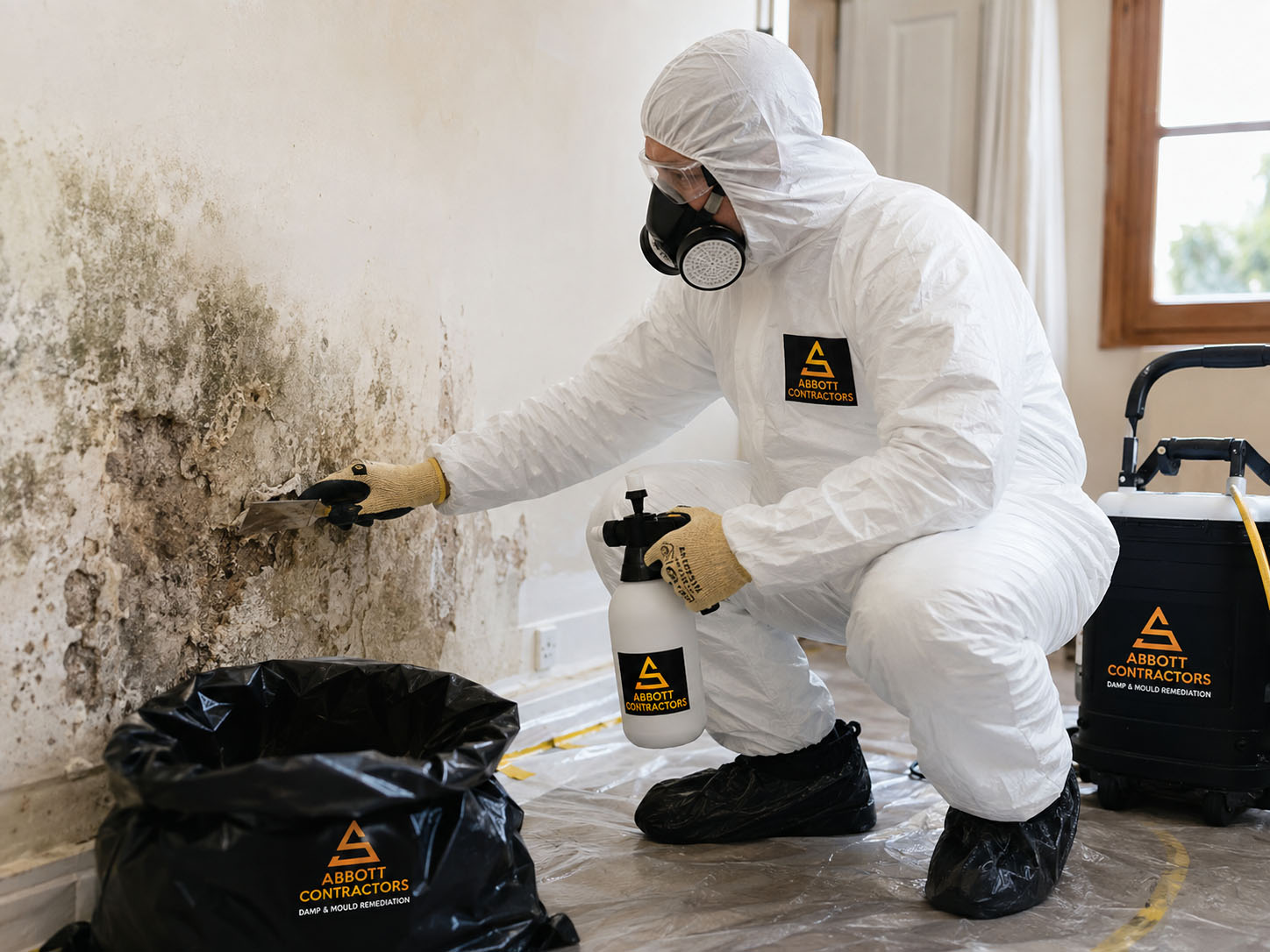 Damp and Mould Services Faversham Kent Professional Mould Remediation in Action in Faversham Kent